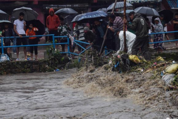 अबिरल वर्षाका कारण काठमाडौँका विभिन्न क्षेत्र जलमग्न
