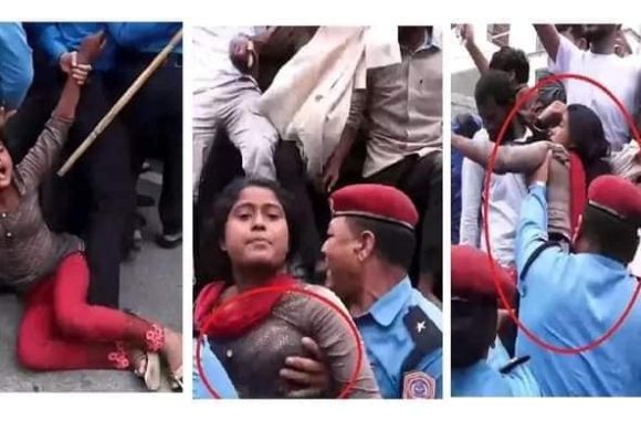 आरती साह मृत्यु प्रकरण : न्याय माग्दा प्रहरीबाटै पीडा, सडकमा लछारपछार गर्दै प्रहरीले नियन्त्रणमा लिए