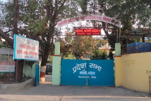 कोशी प्रदेश सरकारले विश्वासको मत लिँदै