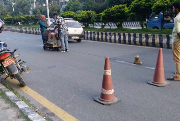 द्रुत बस सेवा चलाउन ‘डेडिकेटेड लेन’ निर्माण सुरु
