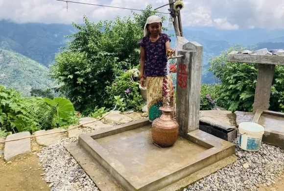 लिफ्टबाट घर घरमा पानी