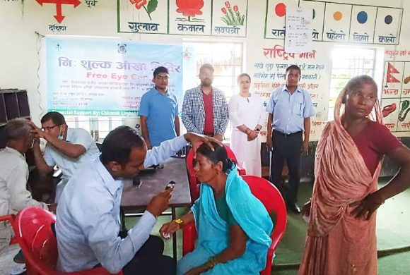 पर्सामा ४४५ को आँखा परिक्षण गर्दा १५८ जनामा मोतियाबिन्दु