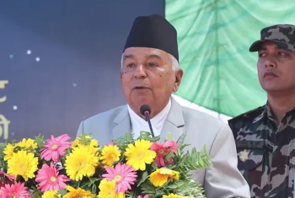 राष्ट्रपति पौडेल आफ्नो गृहजिल्ला तनहुँ पुगे