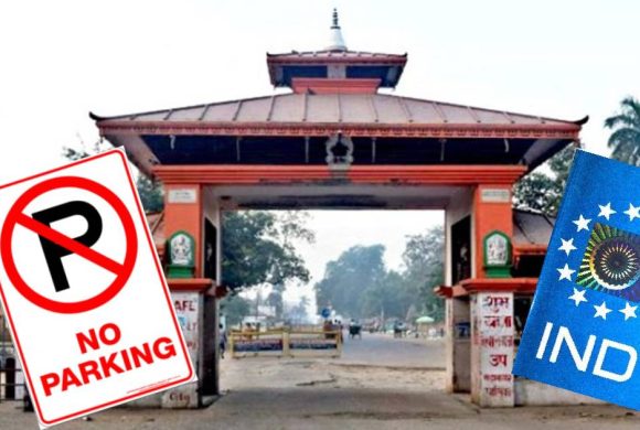 जथाभावी पार्किङ गरिएका भारतीय नम्बर प्लेटका सवारीसाधन हटाउन सुरु