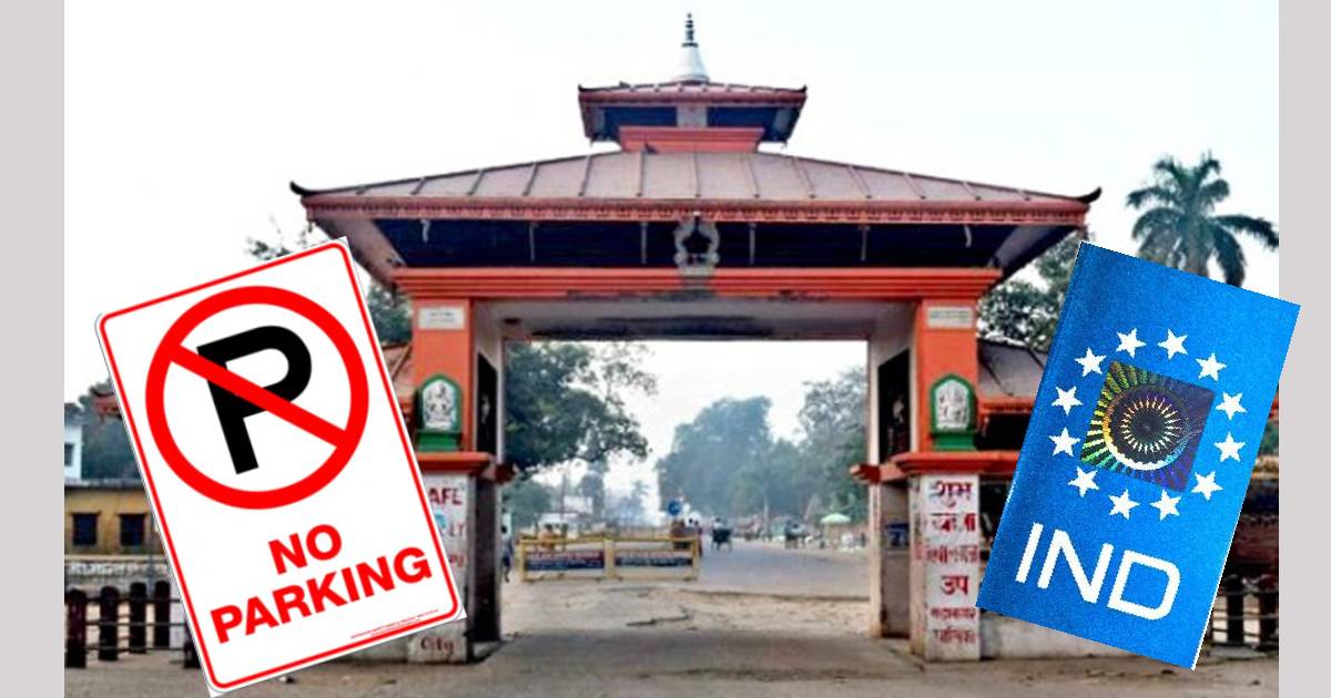 जथाभावी पार्किङ गरिएका भारतीय नम्बर प्लेटका सवारीसाधन हटाउन सुरु