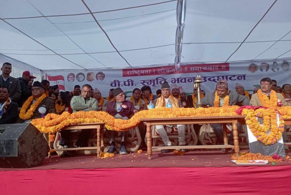 ओखलढुंगा कांग्रेसको पार्टी कार्यालय र जिल्ला सम्मेलनको केन्द्रिय सभापति देउवाद्धारा उद्घाटन