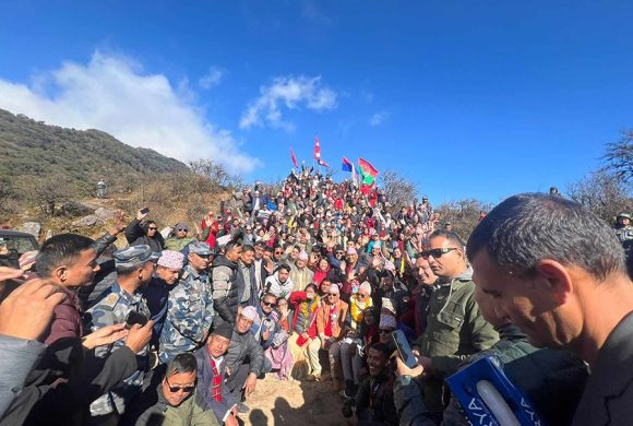 पाँचथरको चिवाभञ्ज्याङ पुगेर सकियो एमालेको संकल्प अभियान