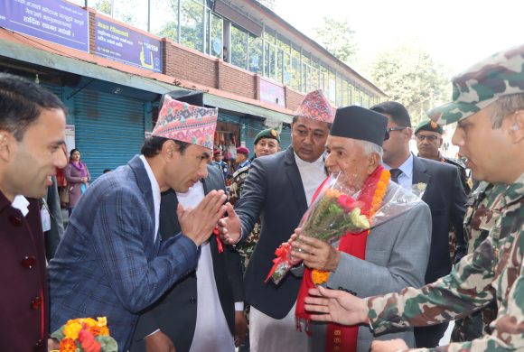 महोत्सवको उद्घाटनका लागि राष्ट्रपति पौडेल बागलुङमा