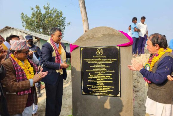भारतद्वारा उदयपुरमा उच्च प्रभाव सामुदायिक विकास परियोजनाको शिलान्यास