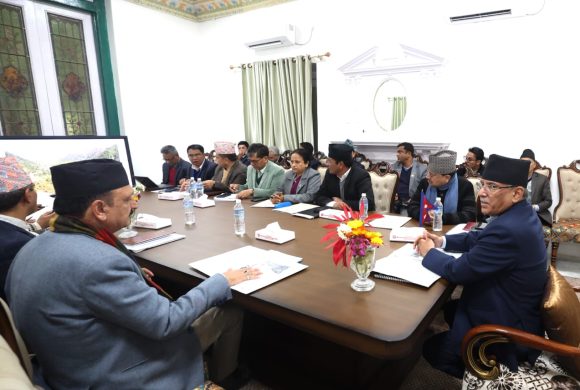बुढीगण्डकी बहुआयमिक प्रोजेक्ट हो, काम छिटो अगाडि बढाऔँः  प्रधानमन्त्री