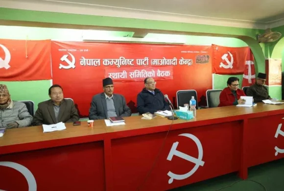 माओवादी स्थायी कमिटी बैठक पेरिसडाँडामा जारी
