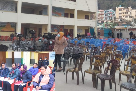 नागार्जुन नगरपालिकाको सार्वजनिक सुनुवाइ : जनता नआएपछि कुर्सी खाली, सभामा कर्मचारी र जनप्रतिनिधिमात्रै !