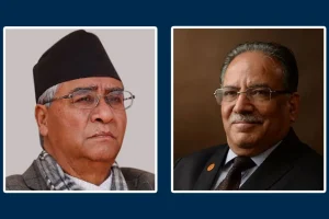 प्रधानमन्त्री दाहाल र कांग्रेस सभापति देउवाबीच छलफल