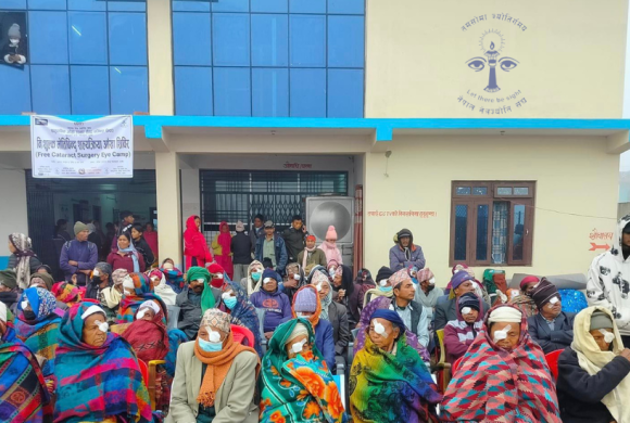 एकै स्थानिय तहका ४ सय जनाको आँखामा मोतिबिन्दु, ३०१ जनाको निःशुल्क शल्यक्रिया