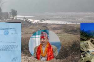 त्रिपुरासुन्दरी गाउँपालिका अध्यक्षकै मिलेमतोमा बुढीगण्डकी डुबान क्षेत्रमा अवैध क्रसर धन्दा !