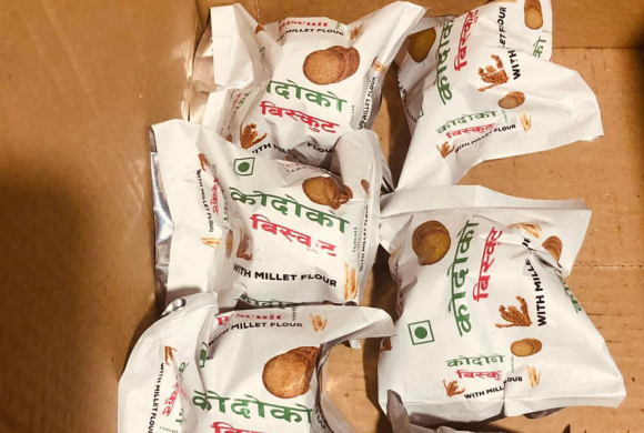 बागलुङमा कोदोबाट बिस्कुट उत्पादन