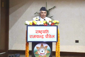 भ्रष्टाचार र भ्रष्ट प्रवृत्तिले राष्ट्रको उन्नतिमा अवरोध गर्छ : राष्ट्रपति रामचन्द्र पौडेल
