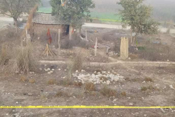 घरमा सुतिरहेका समयमै हजुरबुवा र नातिको हत्या