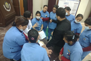 नेपाल मेडिकल कलेजका स्टाफ नर्सहरुलाई लाइफ सपोर्टको तालिम