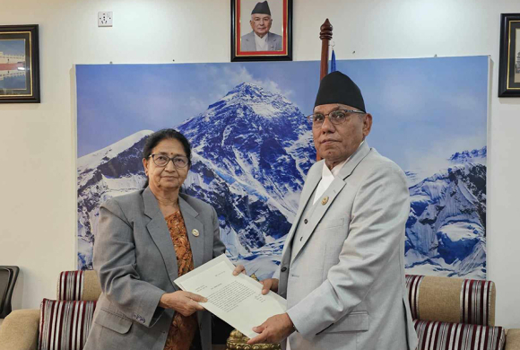 राष्ट्रियसभाका उपाध्यक्ष अर्यालले दिइन् राजीनामा