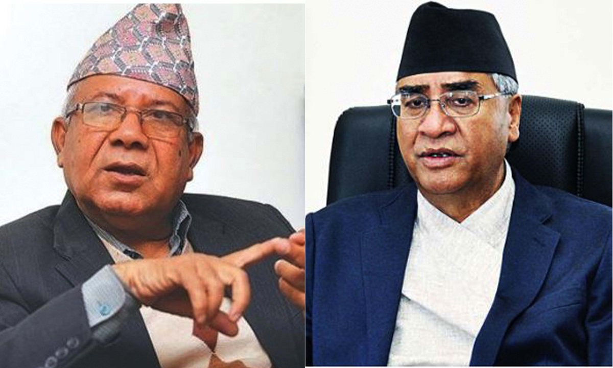 सभापति देउवा र अध्यक्ष नेपालबीच भेटवार्ता