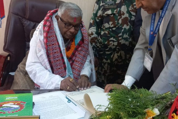 नवनियुक्त वनमन्त्री सुडीद्वारा पदबहाली