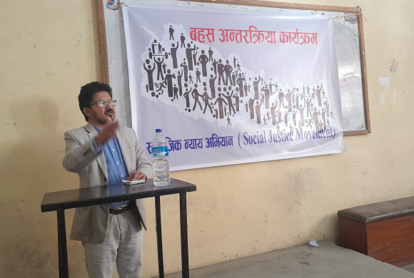 दलित समुदायलाई फेरि पनि ‘भूमी’बाट बञ्चित गराईदैछ : डा. निर्मल विश्वकर्मा