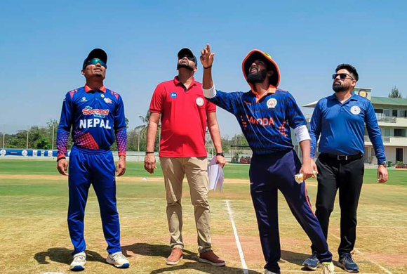 एसएमएस फ्रेन्डसिप टी–२० कपमा नेपालले बरोडालाई दियो १५७ रनको लक्ष्य