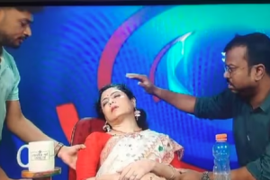 तातो हावाबारे जानकारी दिँदादिँदै गर्मीले बेहोस् भइन् टेलिभिजन प्रस्तोता
