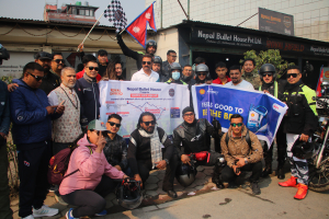 आन्तरिक पर्यटन प्रवर्द्धन लागी बुलेट यात्रा