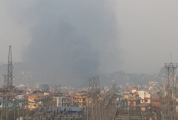 बलम्बुस्थित सशस्त्र प्रहरी अस्पतालको गोदाममा भिषण आगलागी