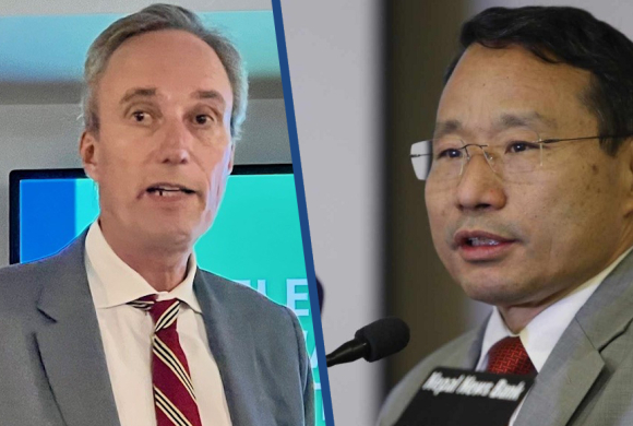अर्थमन्त्री पुन र विश्व बैंक उपाध्यक्ष रेजरबीच भेट