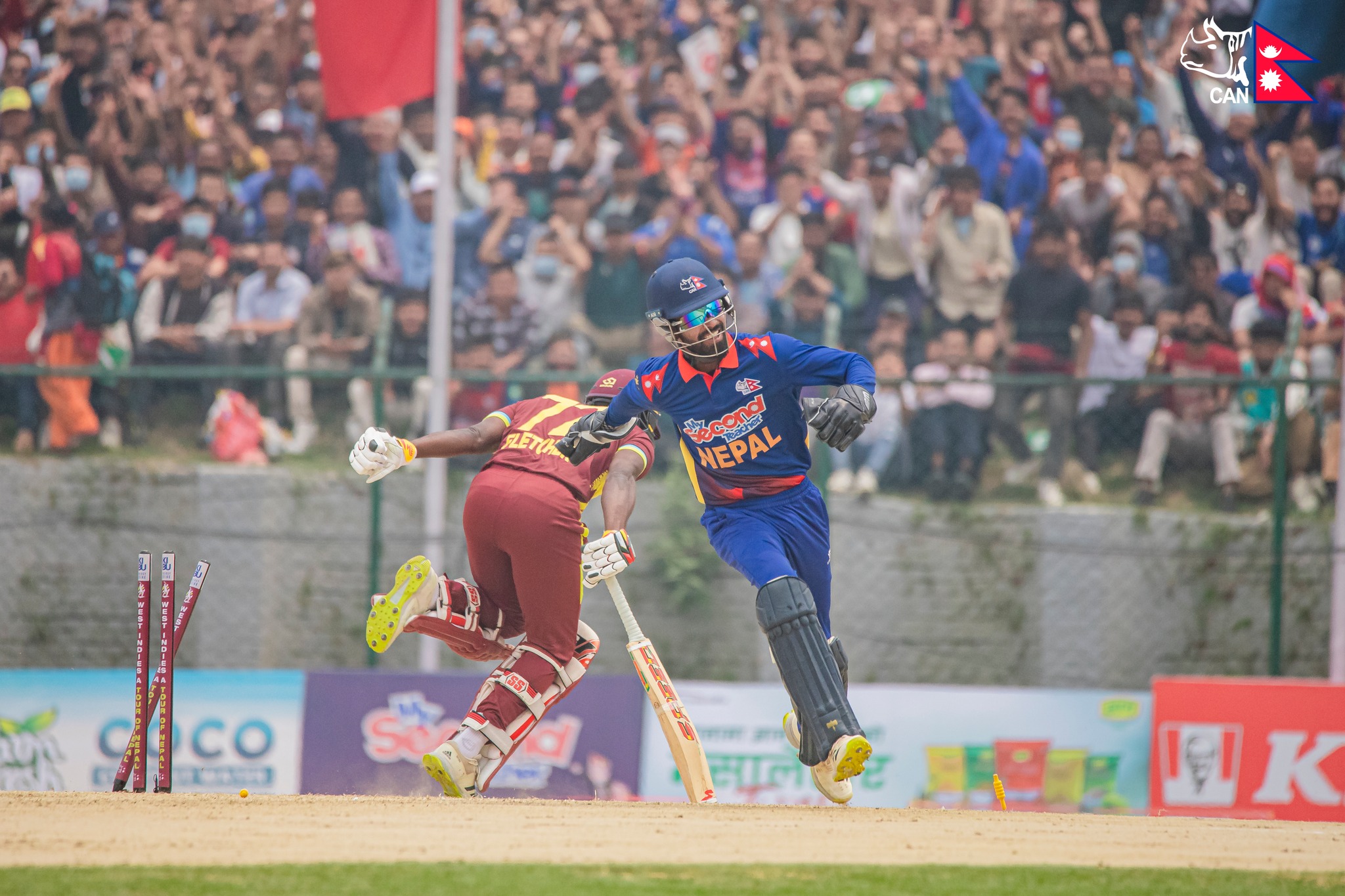 पहिलो खेल जितेर उत्साही भएको नेपाल वेस्ट इण्डिजविरुद्ध आज पनि भिड्दै
