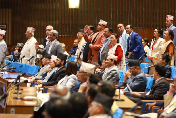 कांग्रेसको अवरोधपछि राष्ट्रियसभाको बैठक स्थगन