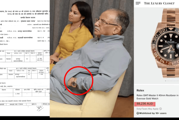 सम्पत्ति विवरणमा ‘गरिब’ प्रधानमन्त्रीको हातमा ‘८० लाख रुपैयाँ’को रोलेक्स घडी !