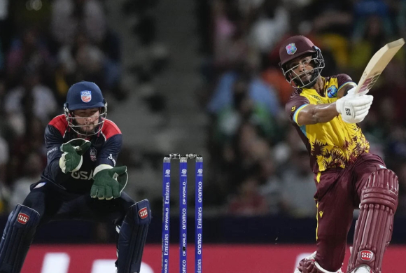 अमेरिकामाथि वेस्ट इण्डिजको सानदार जित, सुपर आठमा अमेरिकाको लगातार दोस्रो हार