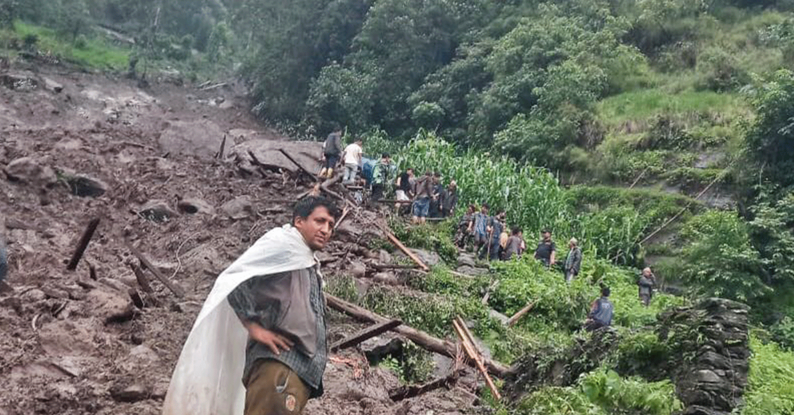 पूर्वी नेपालमा बाढीपहिरोः ताप्लेजुङमा घर बगाउँदा एकै परिवारका ४ जनाको मृत्यु