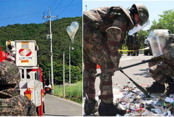 थप ६ सय बेलुनमार्फत उत्तर कोरियाले पठायो दक्षिण कोरियामा फोहोर