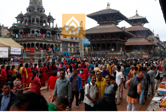 कृष्णजन्माष्टमी पाटन कृष्ण मन्दिरमा श्रद्धालुहरूको भीड