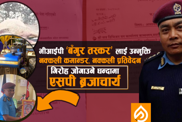 ‘बँदेल चोर’ पूर्व डीआईजीसहित १० जनालाई रातारात उन्मुक्ति, एसपी ब्रजाचार्यको सेटिङ !