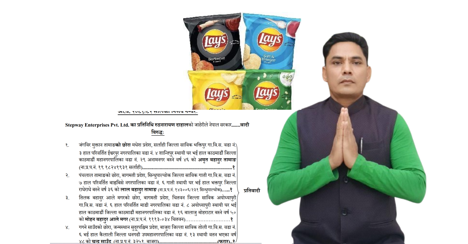 कुरकुरे र चिप्सको अपराध लुकाउन उपभोक्ता अधिकारकर्मीको ५० लाखको बार्गेनिङ