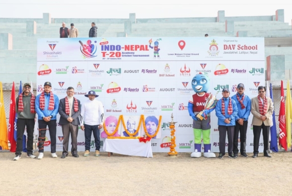 टिप टप इन्डो नेपाल टी–२० : वंशको शतकमा ग्रेट हिमालयनको विजयी सुरुआत