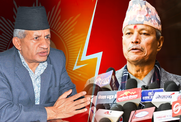 भीम रावलकाे टिप्पणीबारे एमालेले भन्यो– प्रचण्डकै कपीपेस्ट