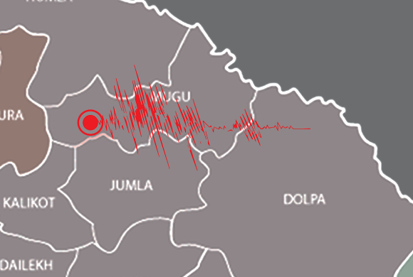 मुगुमा ४.४ रेक्टरको भूकम्प