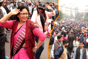 शिक्षक नाच-गानमा मस्त, बिद्यार्थी खेल्नमा ब्यस्त !