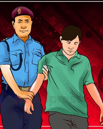 दाङमा दुई लाखको पटाकासहित अटो चालक पक्राउ
