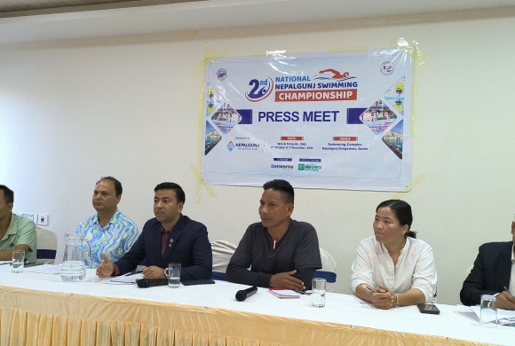 नेपालगन्जमा राष्ट्रिय पौडी प्रतियोगिता हुँदै