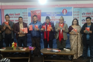 पत्रकार दिपेन्द्र शर्माको ‘युद्ध पत्रकारिता’ पुस्तक सार्वजनिक