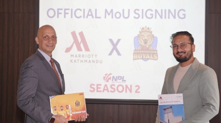 मेरियट होटल बन्यो सुदूरपश्चिम रोयल्सको ‘लक्जरी स्टे’ पार्टनर
