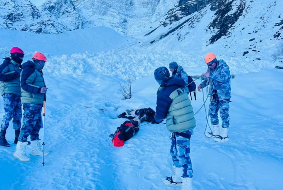 मनाङमा हिमपहिरोमा ‘बेपत्ता’ भएका दुई भारतीय नागरिकको शव फेला